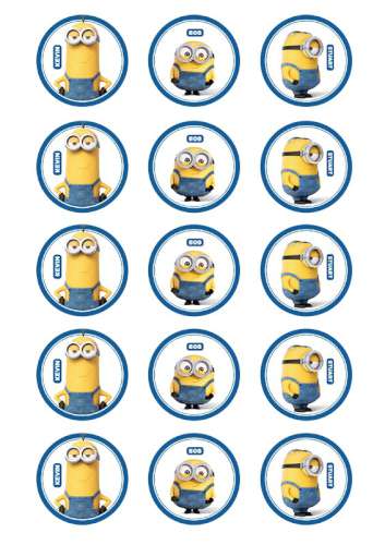 Minion Cupcake Images - Click Image to Close